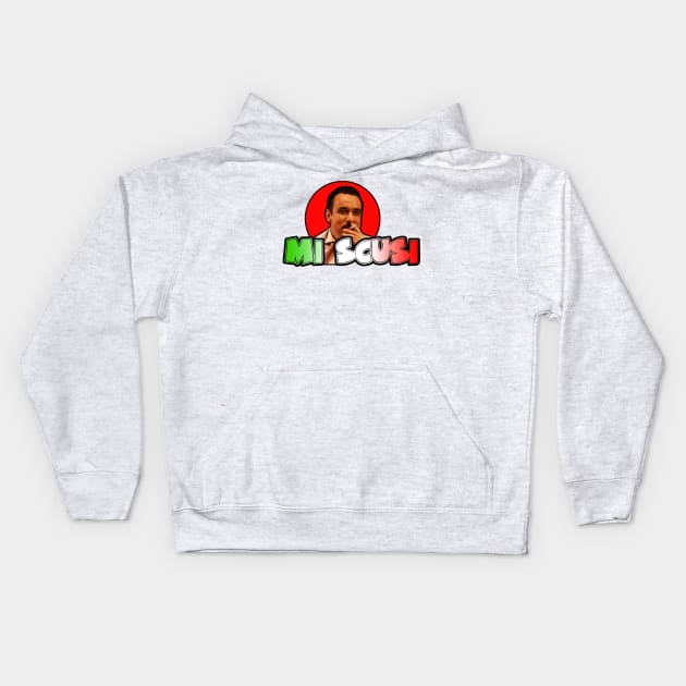 Buongiorno Mi Scusi Kids Hoodie by Meta Cortex